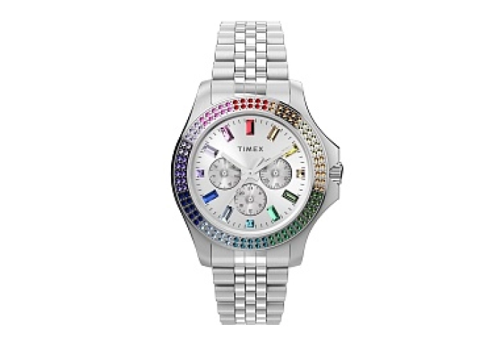 Kaia Multifunction All Silver-tone with Rainbow