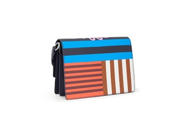 PVC.PU.COT,HANDBAG M AUDREE T HANNA NAVY