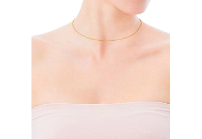 18KT GOLD CHOKER CHAIN 40CM