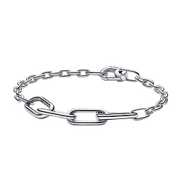 Sterling silver link bracelet