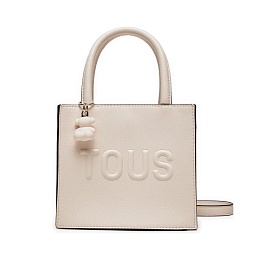 PU.CO,HANDBAG MINI CUBE T BRENDA BEIGE