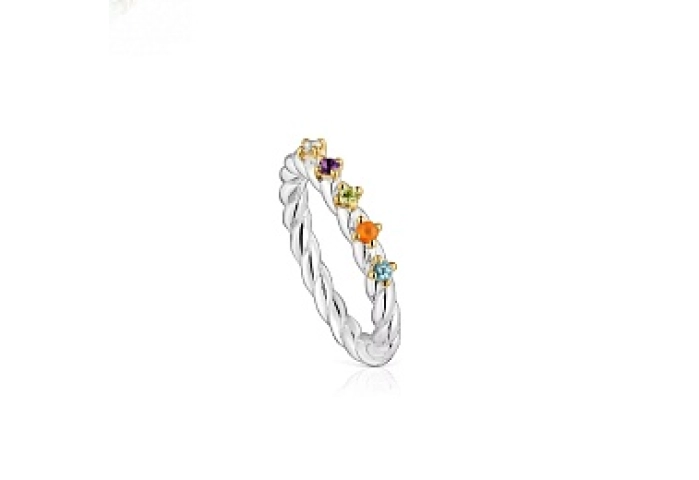 SILVER RING GEMSTONES N14