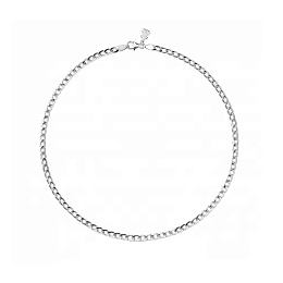 SILVER CHOKER 35CM