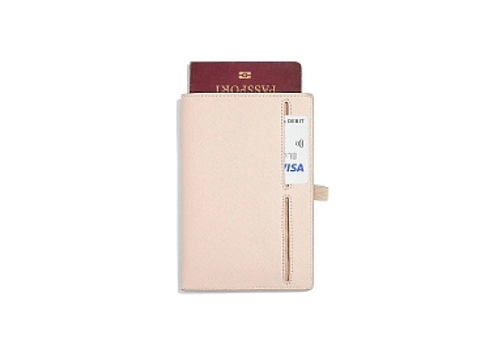 Blush Pink Passport Sleeve 