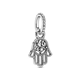 Hamsa hand sterling silver dangle /799144C00