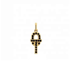 18KT GOLD PENDANT 10,40MM SPINEL