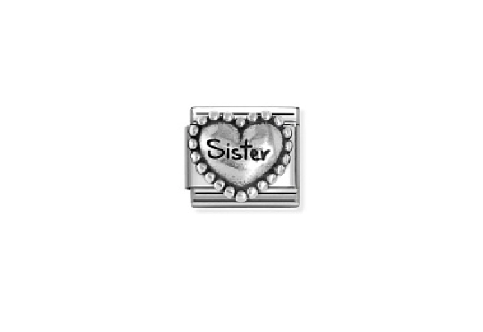 Composable Classic SIMBOLI OSSIDATI acciaio  Cuore