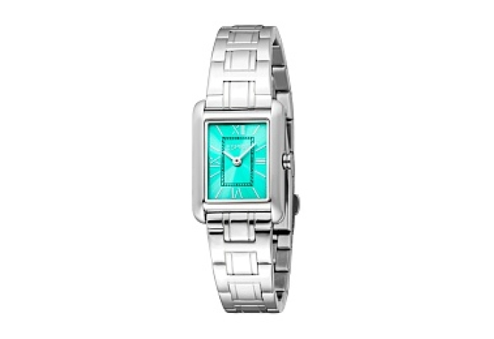 ESPRITCase,Bracelet,BlueWomen2 Dial,Hands,Watch,Stainless3 ATMSilverSteelColorMetal