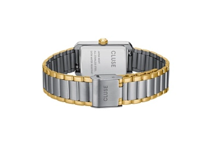Belissena Watch Steel, White, Bicolour