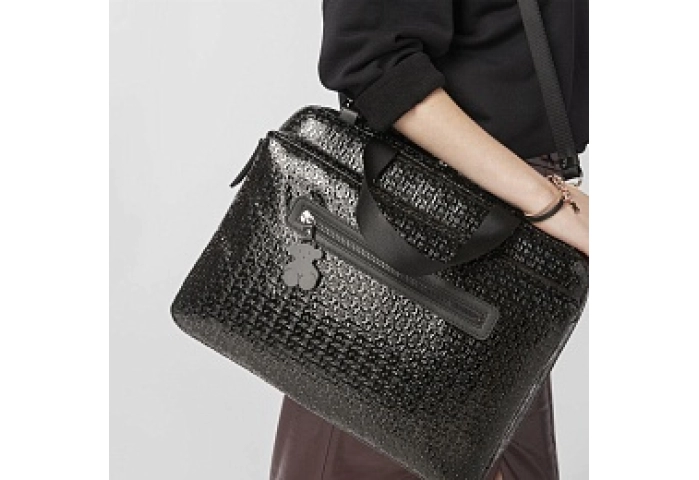PU,BRIEFCASE,TIBORA LINDSAY,BLACK-BLACK