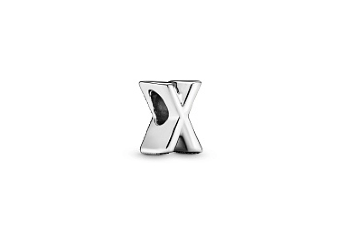 Letter X silver charm/Серебряный шарм буква X