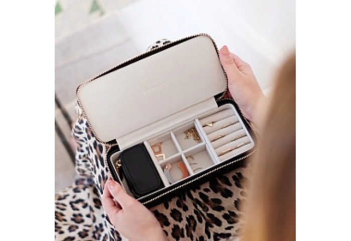 Black Large (with Petite) Travel Box