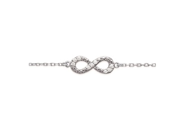 BRACELETRHODIUM PLATEDSILVER CZ925