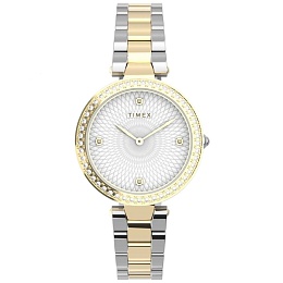 Women's Jewelry Inspired Gold-tone Casewith Crysta