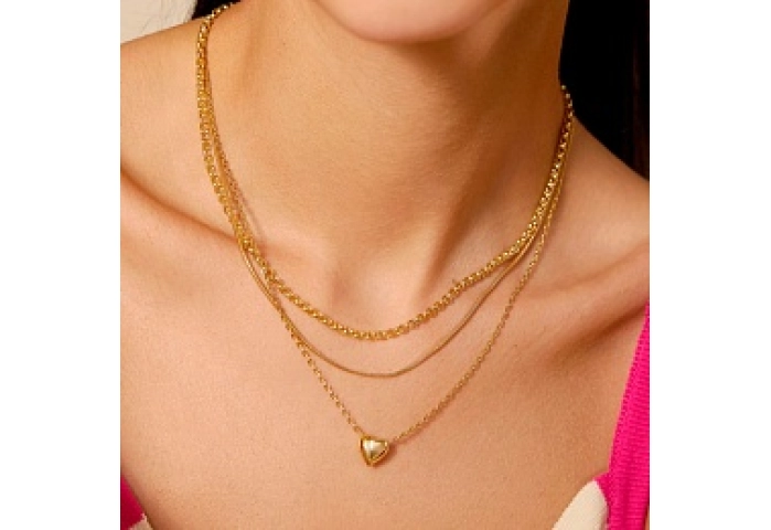 Gold Sweetheart Necklace