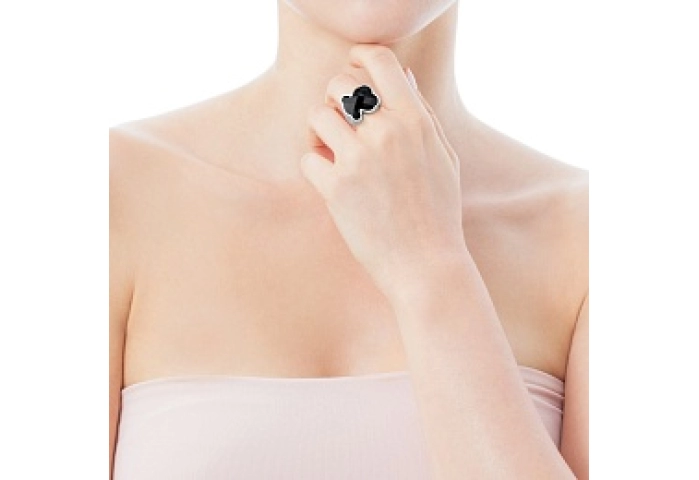SILVER RING ONIX 20X16MM Nº13 GEMSTONES