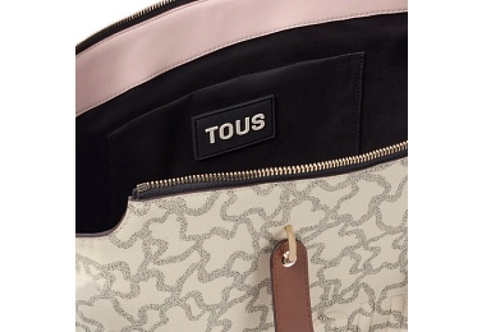 PVC.PU.COT,HANDBAG XL K ICON BEIGE-M