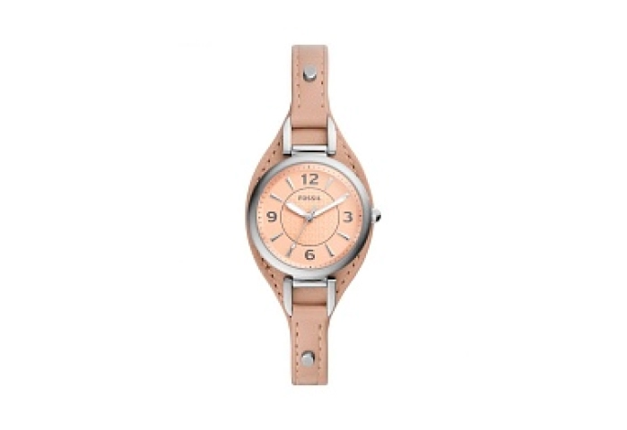 ANALOG WATCH 0 JWL SS LEATHER STRAP