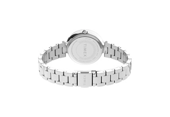Womens Jewelry Inspired Silver Tone Case with Crystal and Bracelet