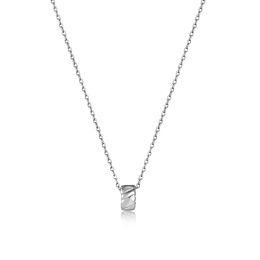 Smooth Twist Pendant Necklace