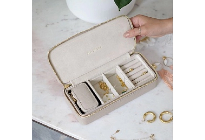 Taupe Large (with Petite) Travel Box