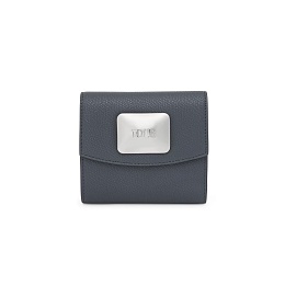 PU.COT,WALLET S.FLAP T LUCIA DARK GREY