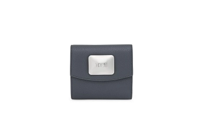 PU.COT,WALLET S.FLAP T LUCIA DARK GREY