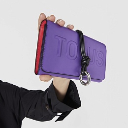 PU.POL,WALLET M.NEW TOUS CLOUD PURPLE