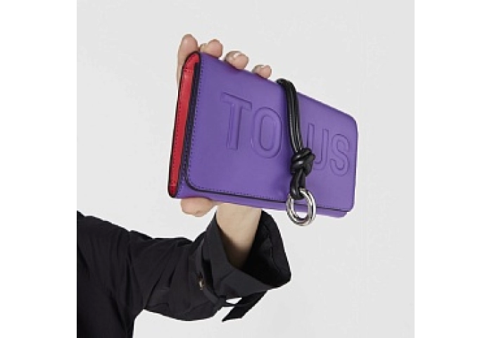 PU.POL,WALLET M.NEW TOUS CLOUD PURPLE