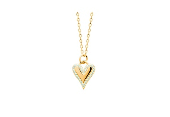 NECKLACECZ 18 KT GOLD PLATED