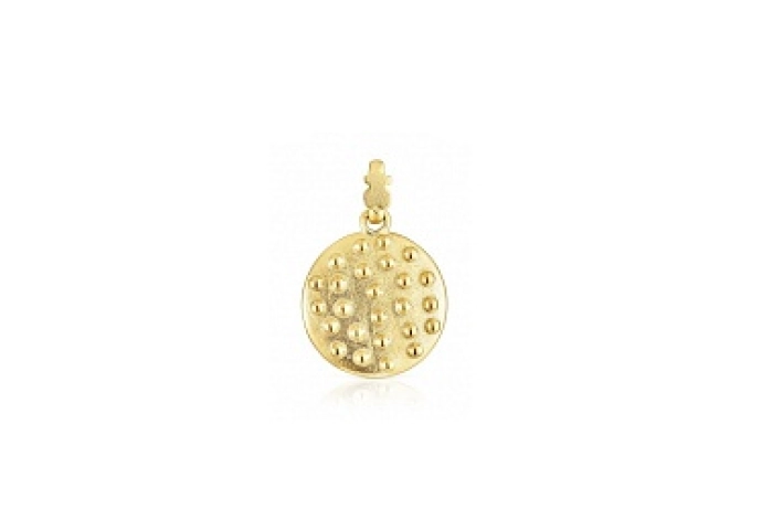 SILVER GOLD PLATED PENDANT PENDANT 15MM