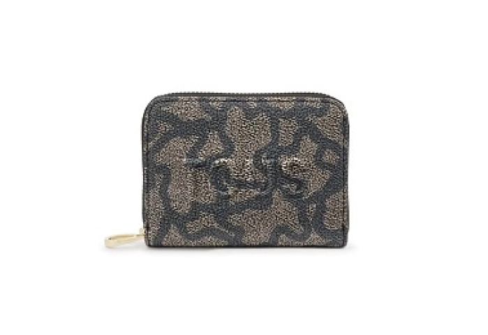 PVC.PU.PO.COT,COINPURSE M.K ICON BLACK-M