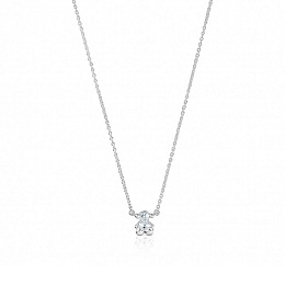 SILVER CHOKER ROCK CRYSTAL BEAR 40CM