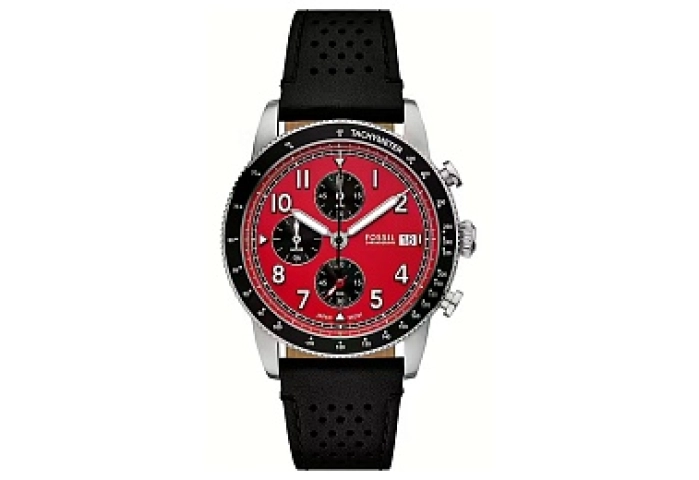 ANALOG WATCH 0 JWL SS LEATHER STRAP