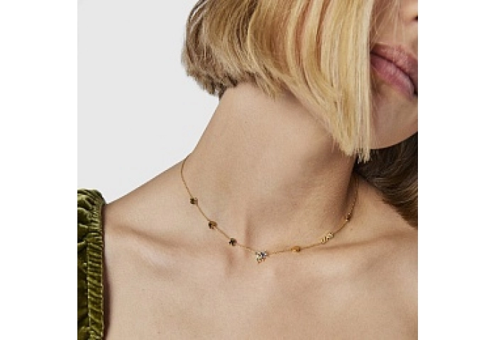 SILVER GOLD PLATED CHOKER RUBY,GEMSTONES