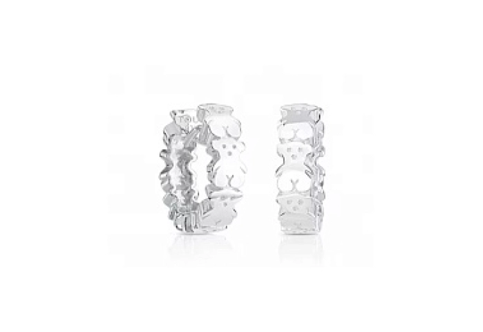 SILVER HOOP EARRINGS