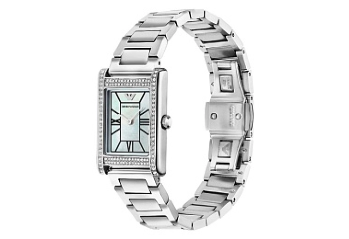MOP ANALOG WATCH 0 JWL SS METAL BRACELET