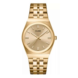 Retro 70's Watch Steel, Full GoldColour
