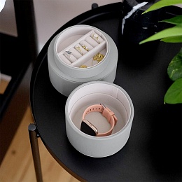 Pebble Grey Bedside Jewellery Pod