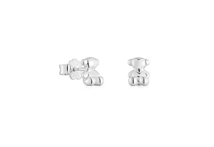 SILVER EARRINGS BEAR 7,2MM
