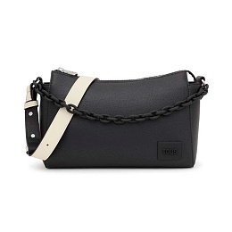 PU.CO,HANDBAG M T AMANDA BLACK-BEIGE