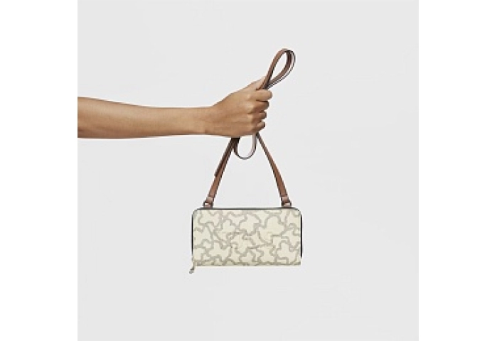 PVC.PU.COT,WALLET-MVLHOLD K ICON BEIGE-M