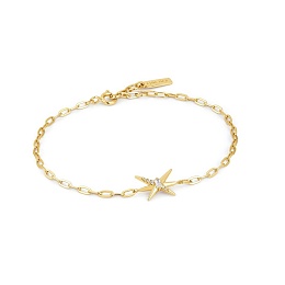 Gold Spike Chain Bracelet