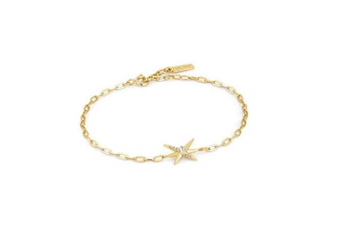 Gold Spike Chain Bracelet