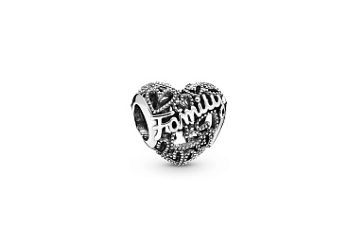 Heart sterling silver charm