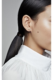 Infinity Pandora Rose stud earrings with clear cubic zirconia/Серьги-пусеты Pandora Rose с чистым ку