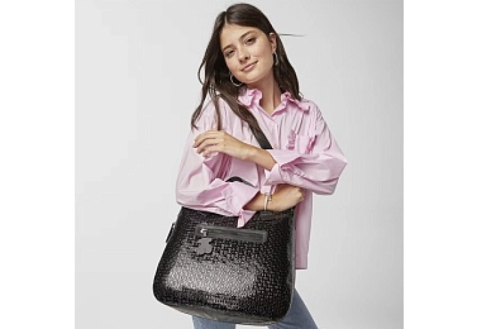 PU,HANDBAG,AMBERANI LINDSAY,BLACK-BLACK