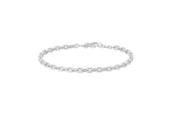 Silver Medium Chain Bracelet