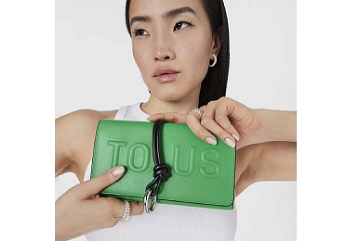PU.POL,WALLET M.NEW TOUS CLOUD GREEN