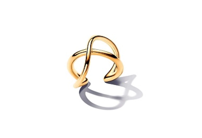 14k Gold-plated cuff earring